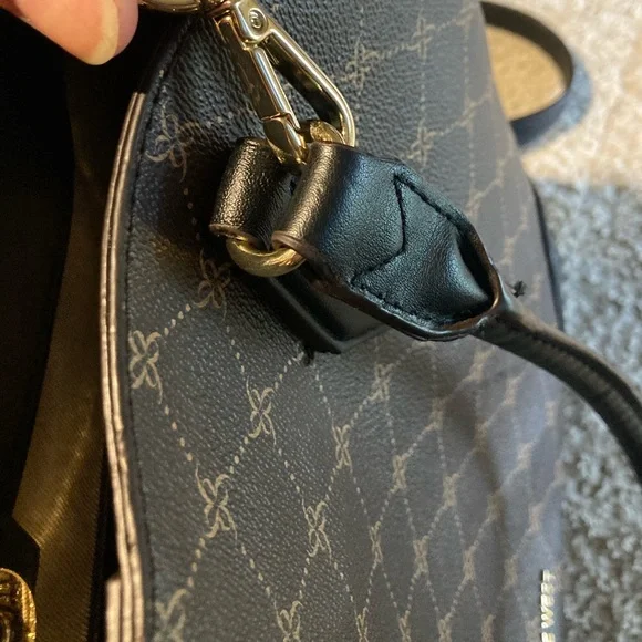 Nine West Brooklyn Jet Set Carryall Satchel NWOT - Picture 6 of 11